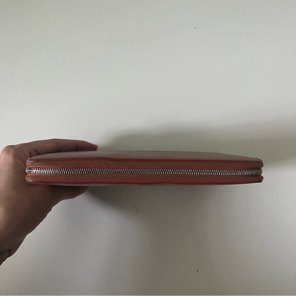 Celine Bicolor Leather Zipper Wallet - Picture 11 of 14